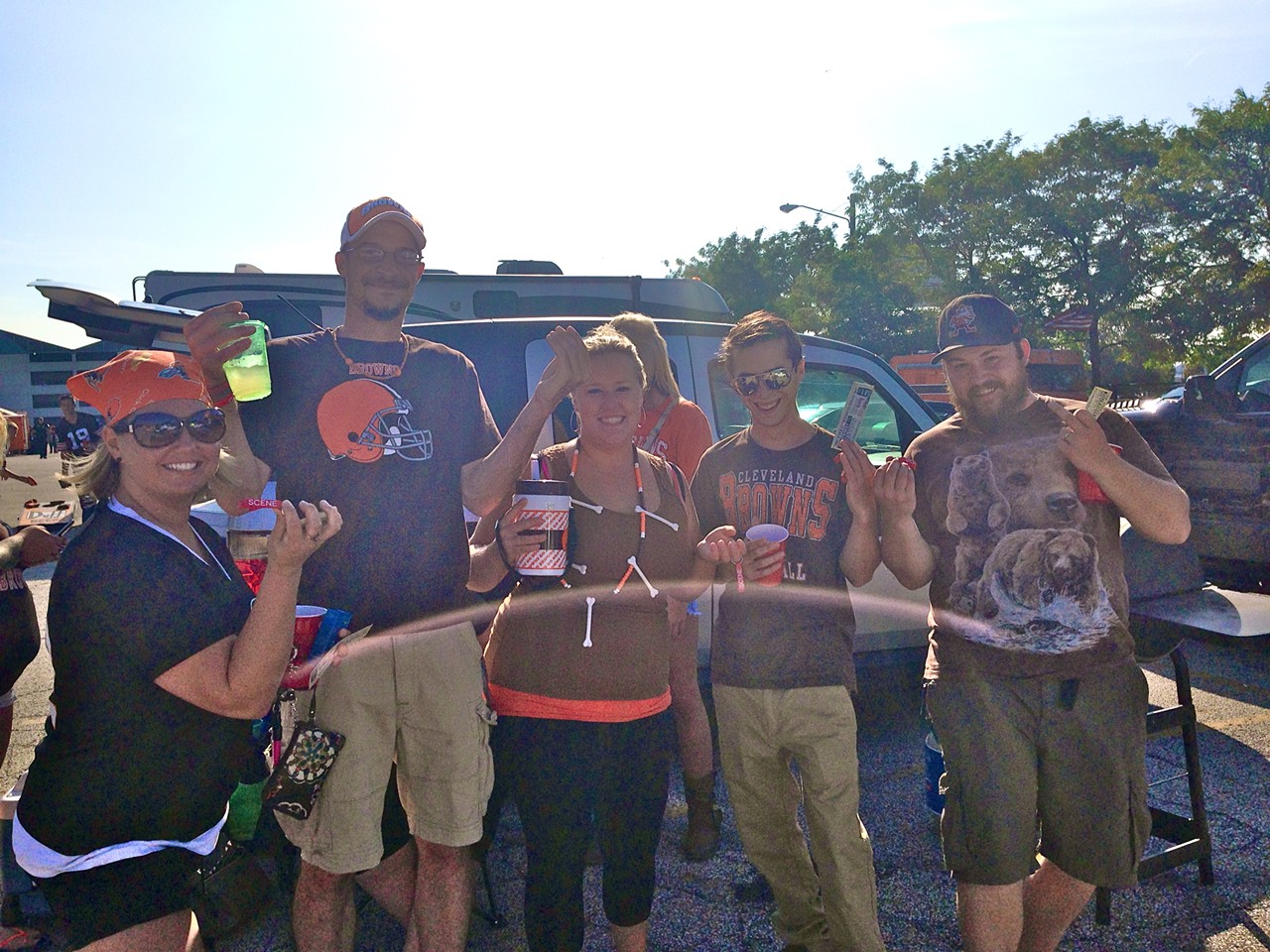 10 Photos of the Scene Events Team Driven by Fiat of Strongsville at The Browns Muni Lot Tailgate for the Preseason Game Against the St. Louis Rams