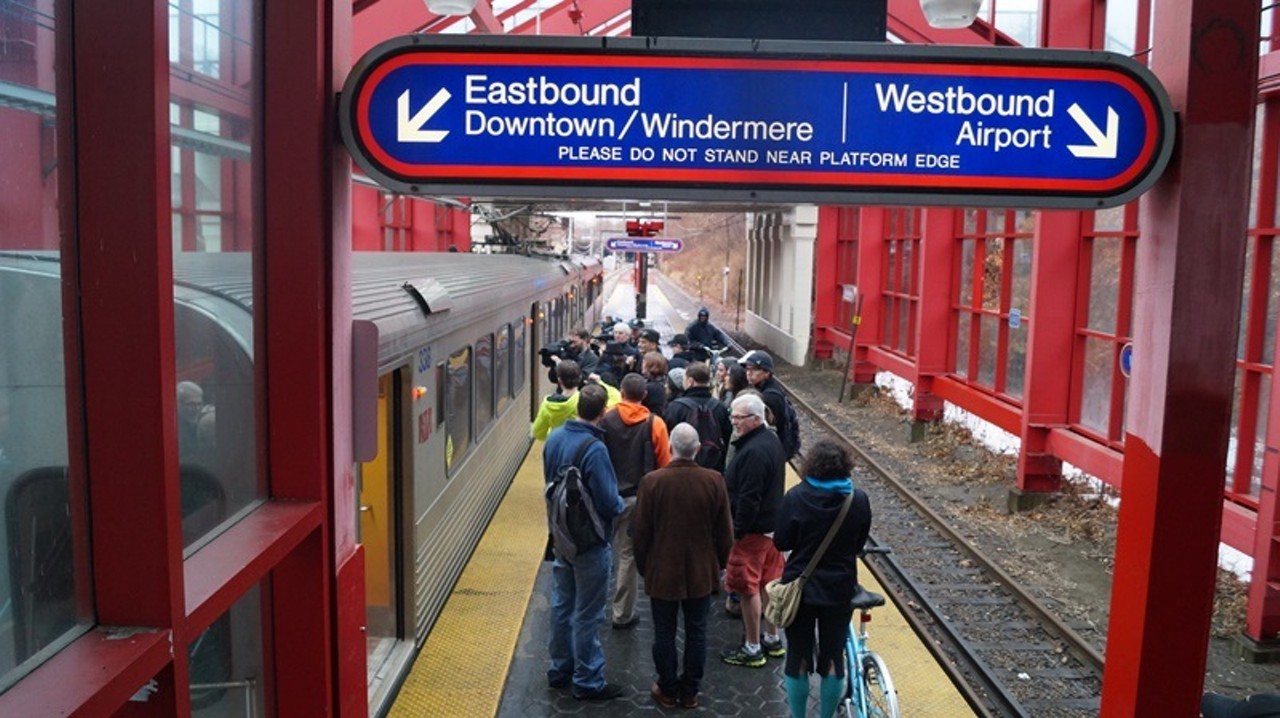 40 Photos from Cleveland's No Pants Subway Ride