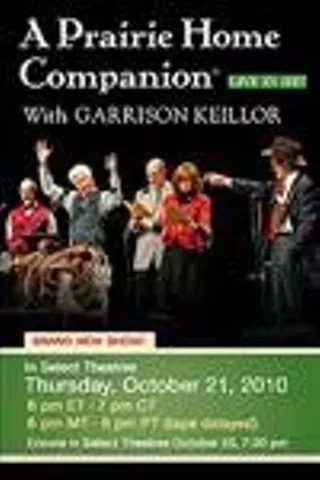 Image: A Prairie Home Companion With Garrison Keillor LIVE