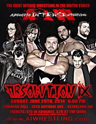 Image: Absolute Intense Wrestling (AIW) Presents Absolution IX &ndash; Sunday, June 29th