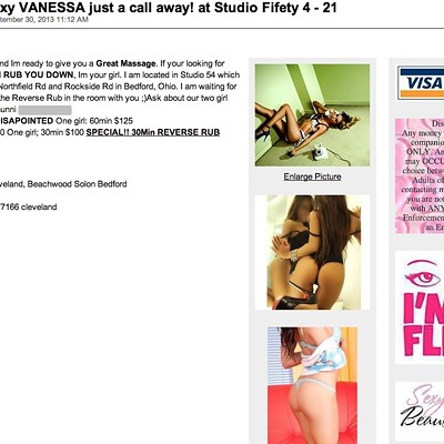 Ads like these would be posted on backpage.com to attract new clients.
