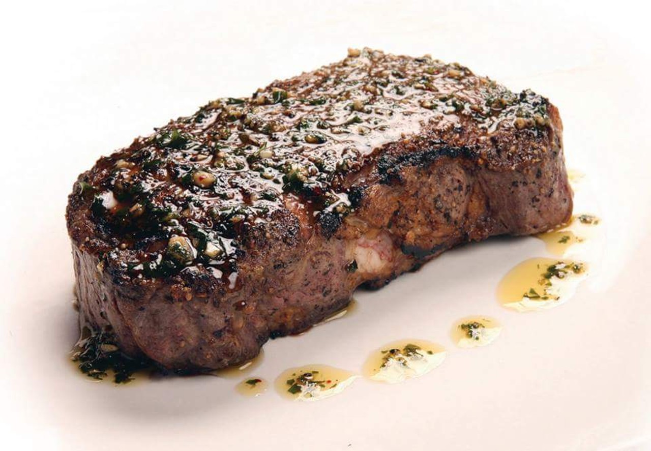 Aged USDA Prime 12-ounce Filet Mignon - $66.90
Well worth the price tag of $66,90, the aged USDA prime 12-ounce filet mignon at Red the Steakhouse in downtown Cleveland will put all other fillets to shame.
