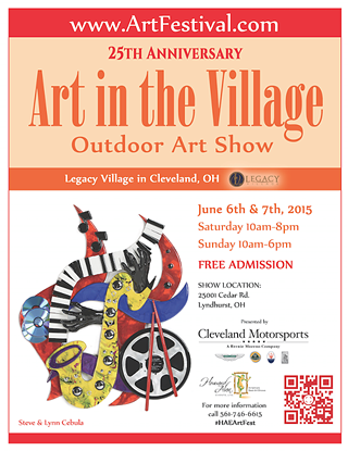 Image: Art in the Village at Legacy Village (Outdoor Street Art Show)
