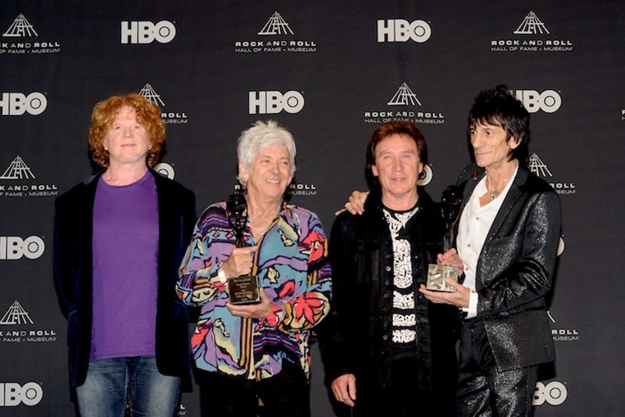 Backstage at the Rock Hall Inductions