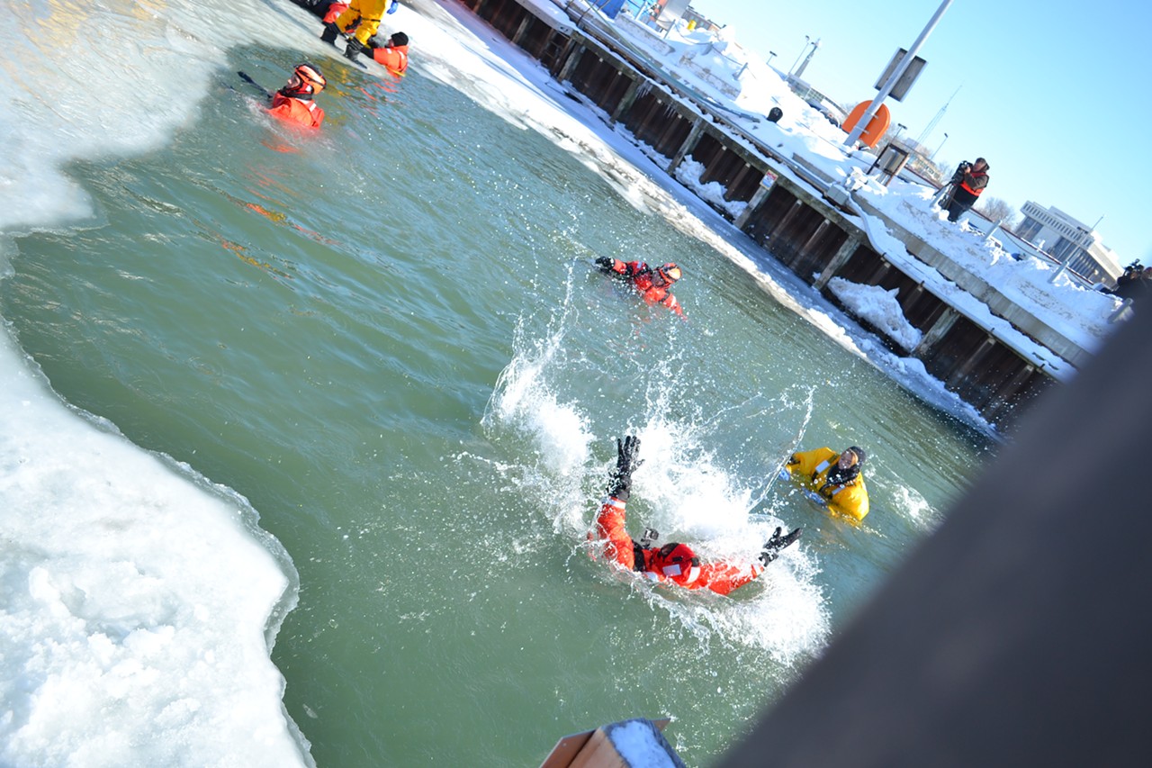 Baptism By Ice: Sam Allard's Plunge Into A Freezing Lake Erie