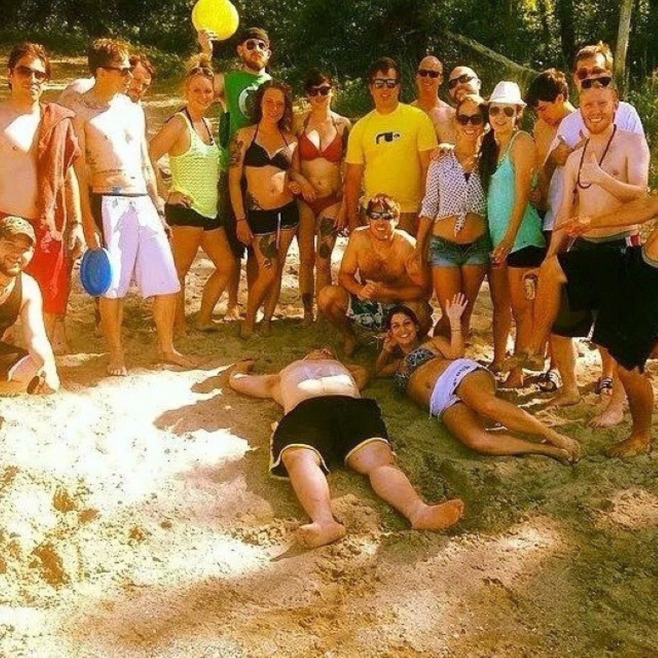 Beach party, Kelley's Island.