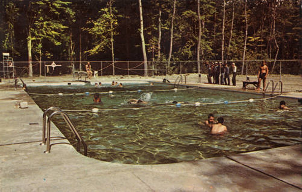 Beaumont Scout Reservation swimming pool, circa 1960