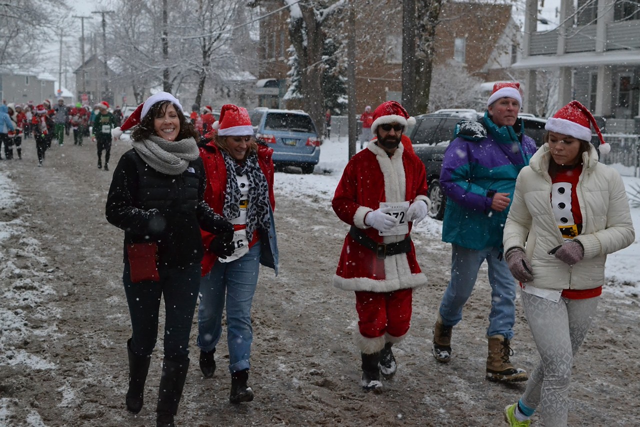 Beer, Running and Christmas Spirit: Pictures From Saturday's Tremont Santa Shuffle