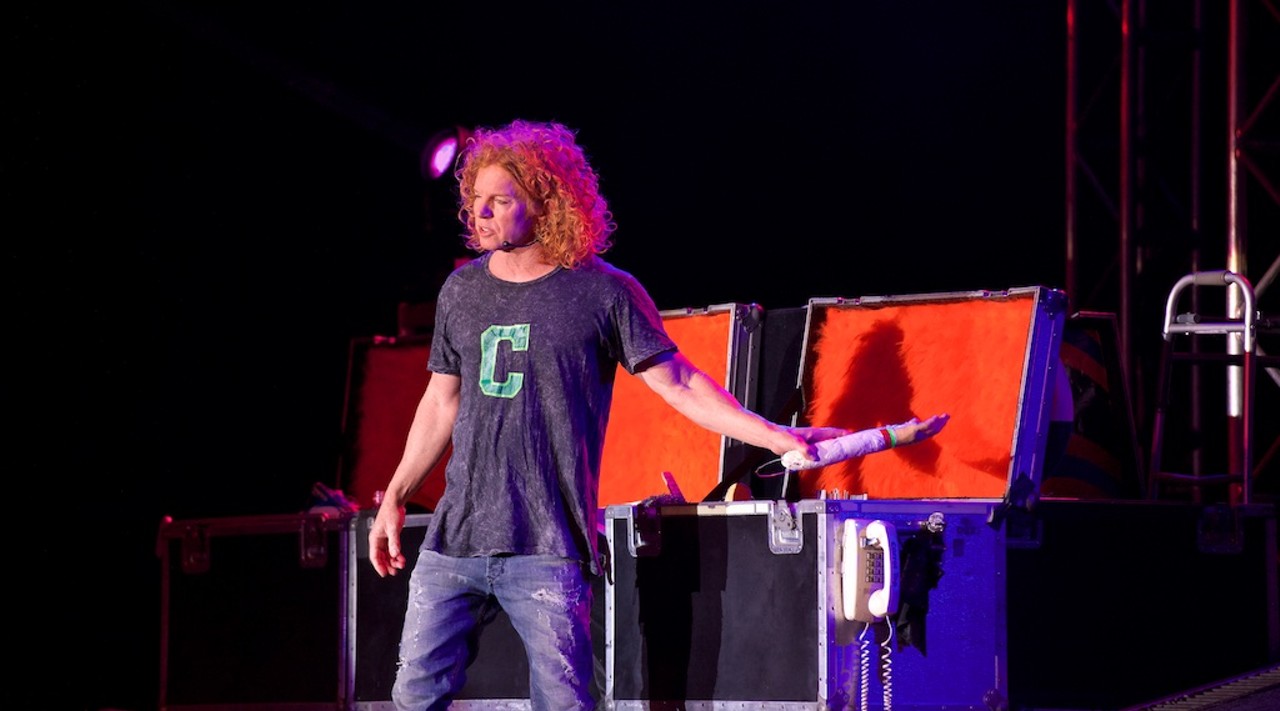 Carrot Top Performing at Hard Rock Live