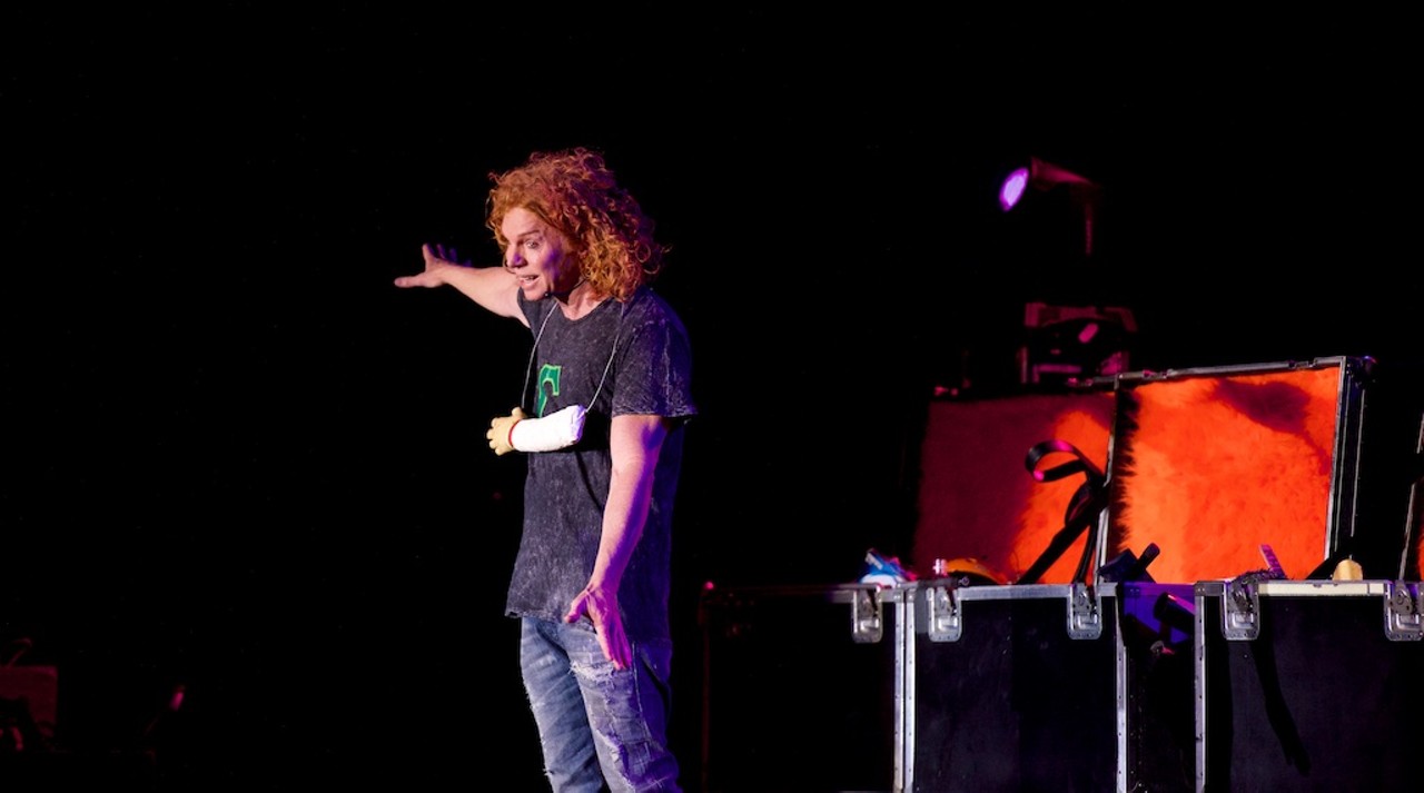 Carrot Top Performing at Hard Rock Live