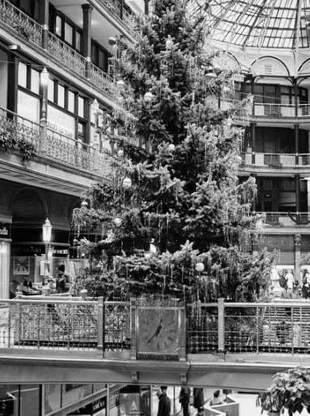 Christmas Tree in the Arcade, 1978.