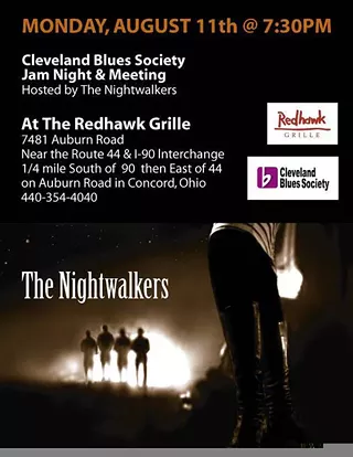 Image: Cleveland Blues Society's August Jam featuring The Nightwalkers