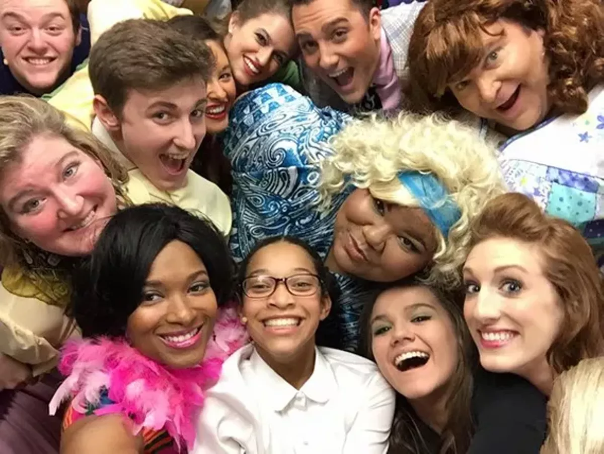 Colorful characters from the cast of "Hairspray"