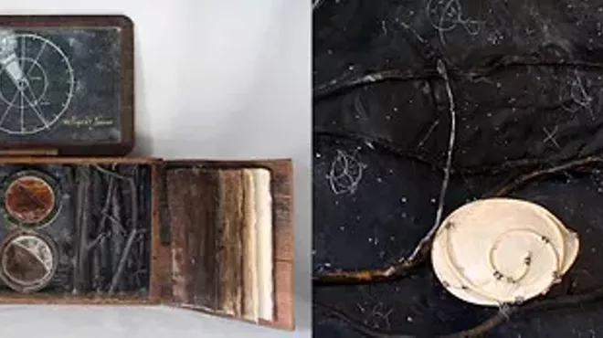 Image: Combining Two Ancient Media-Paper and Encaustic