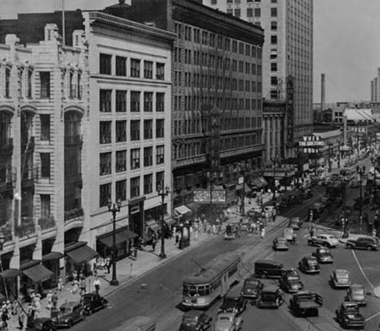 Euclid Avenue in 1940, right before WWII.