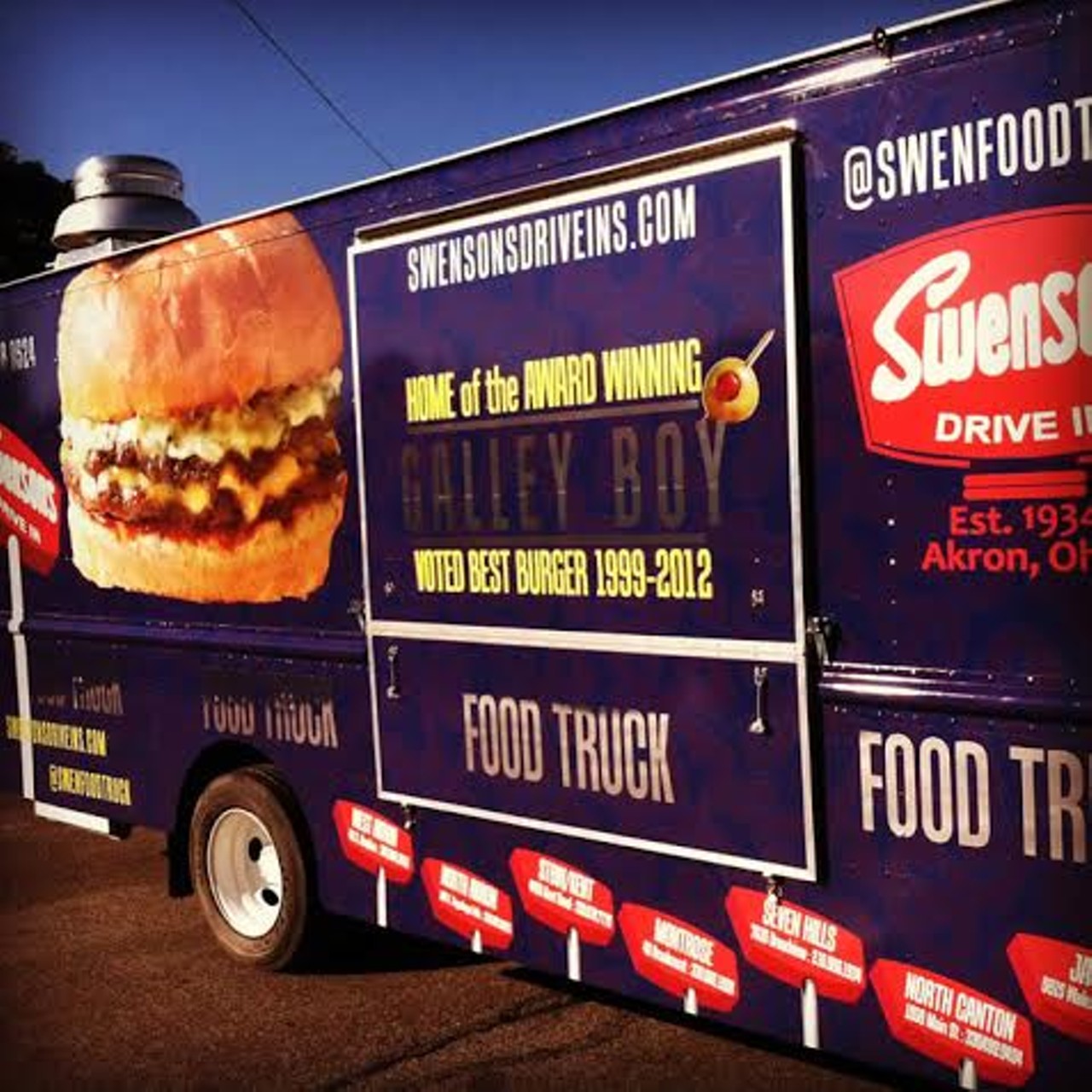 Finally the legendary burger joint is on four wheels. Between private events and festivals, a sighting of this truck is a treasured feat. Keep an eye on their Twitter feed for details on their upcoming whereabouts.