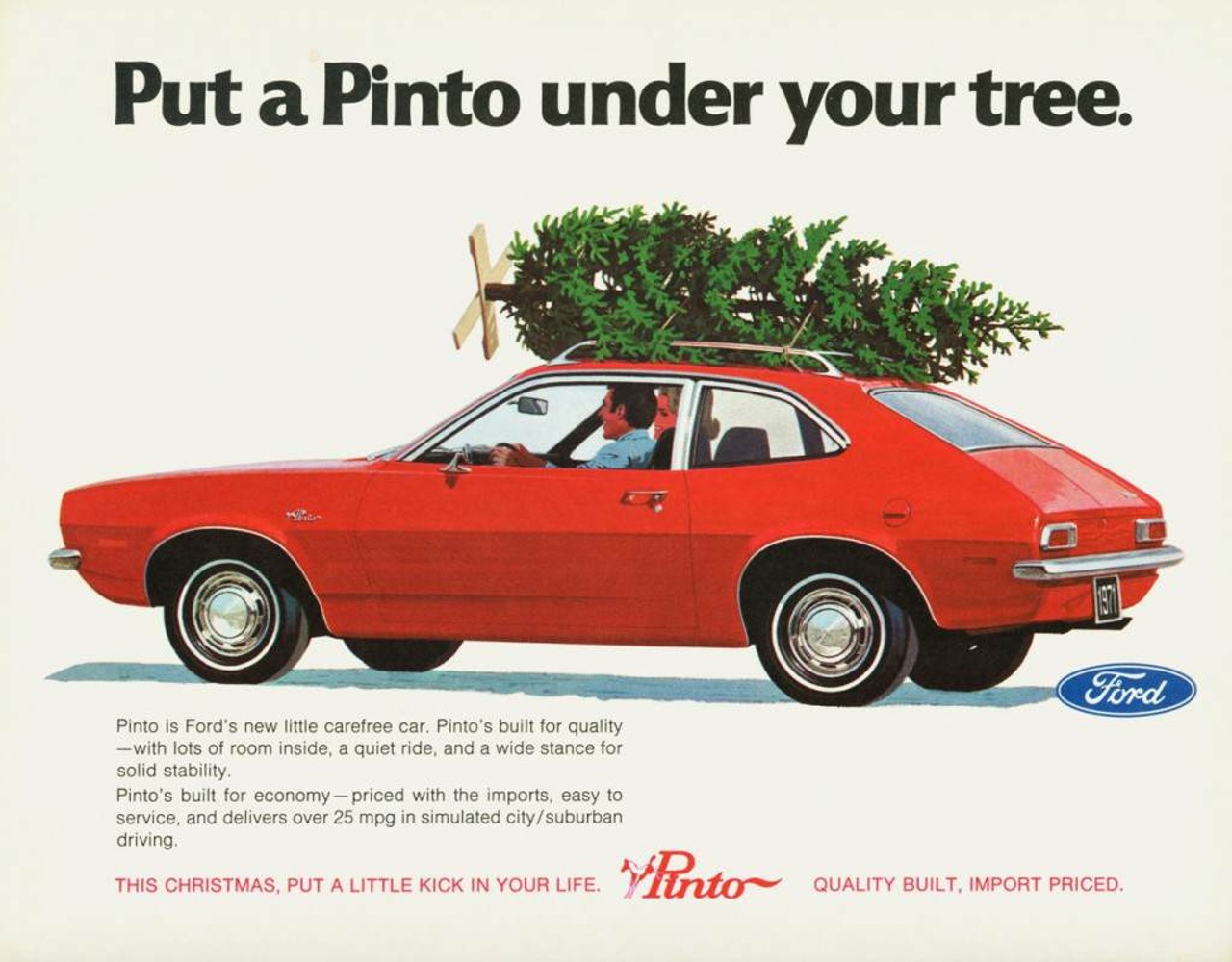Ford Pinto holiday ad, 1971