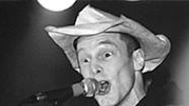 Hank III, punching up the country at the Grog Shop, 
    February 11.