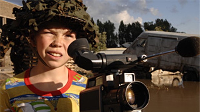 Inspired by Stallone, kids discover joys of DIY filmmaking in Son of Rambow.
