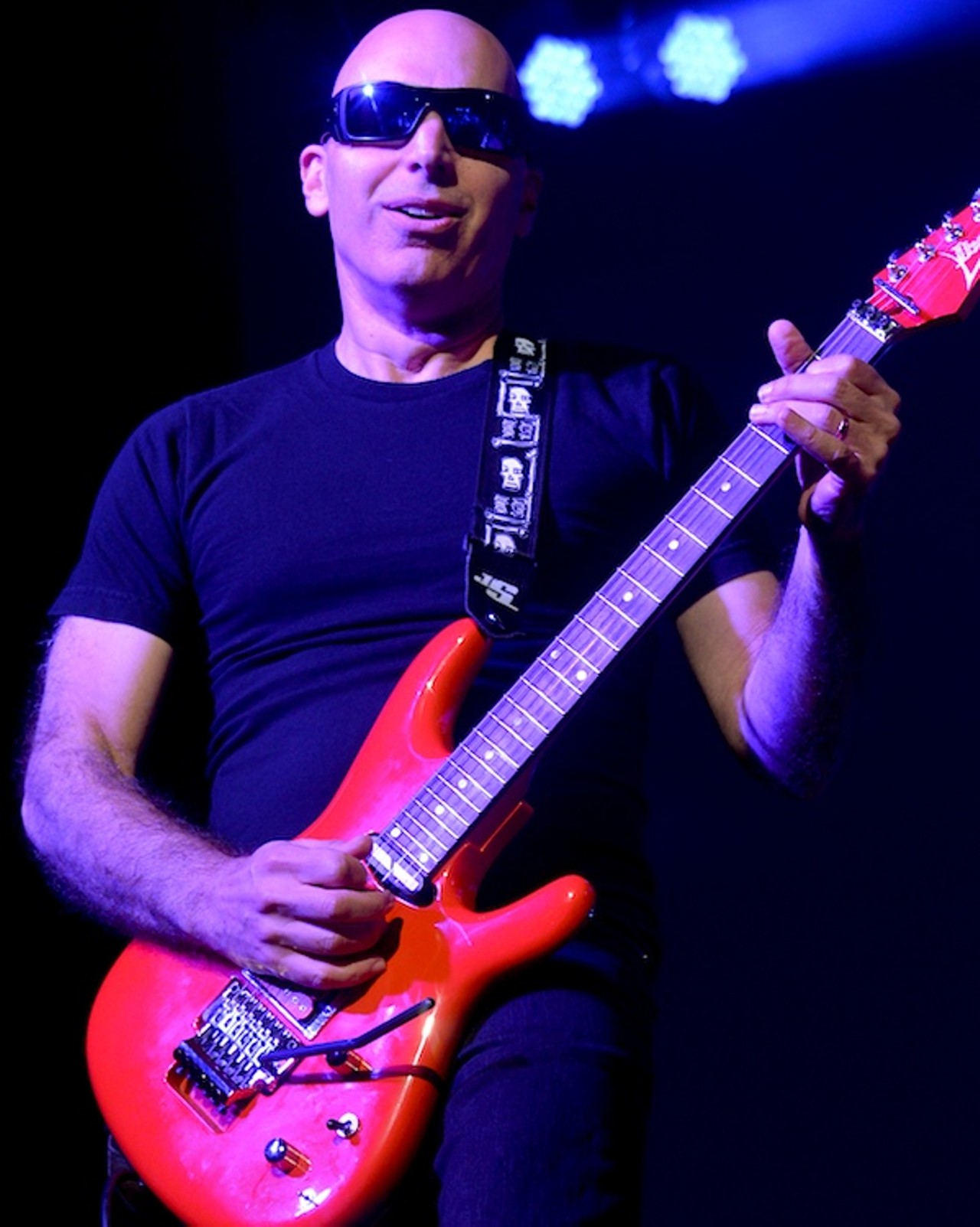 Joe Satriani playing at the Lakewood Civic Auditorium