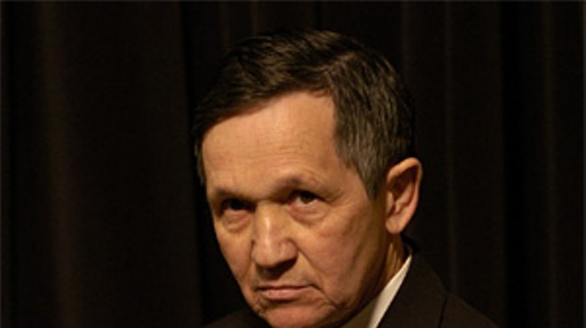 Kucinich talks a lot about having your back. He just hasn't got around to it yet.