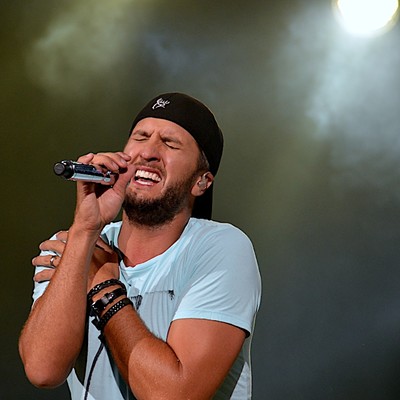 Luke Bryan, Lee Brice and Cole Swindell Performing at Blossom