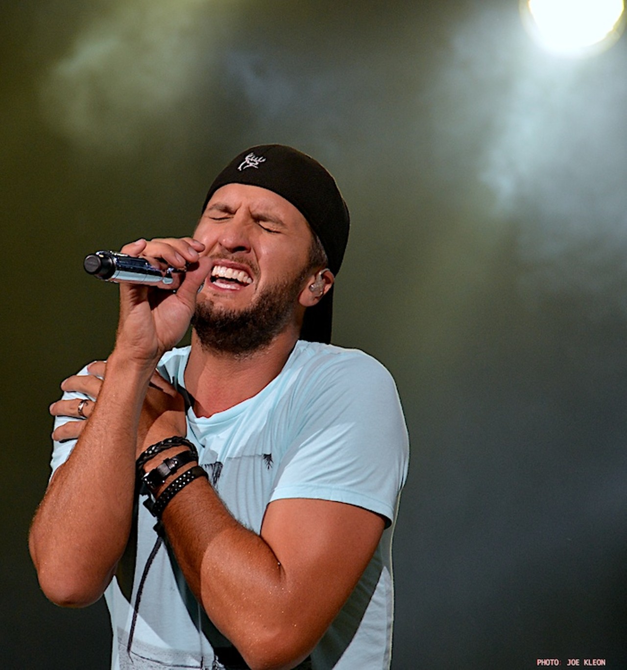 Luke Bryan, Lee Brice and Cole Swindell Performing at Blossom