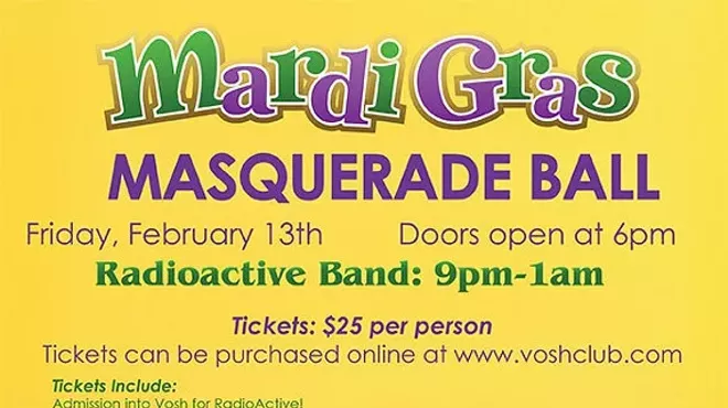 Image: Mardi Gras Masquerade Ball at Vosh