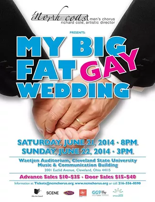 Image: My Big Fat Gay Wedding concert - North Coast Men's Chorus