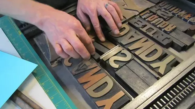 Image: One Day Introduction to Letterpress Printing-Posters on the Sign Press