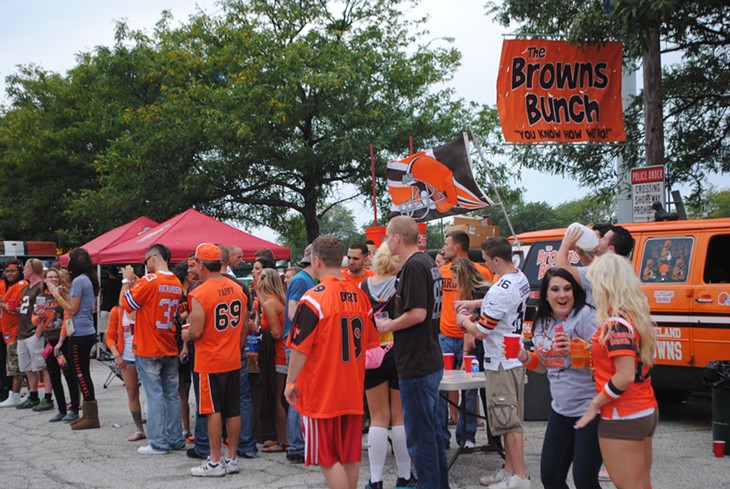 PHOTOS: Cleveland Browns Fans Tailgate the Home Season Opener at