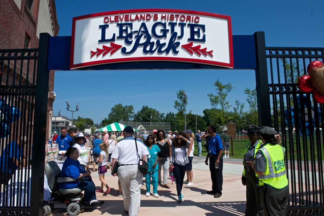 PHOTOS: Cleveland's Historic League Park Opened on Saturday