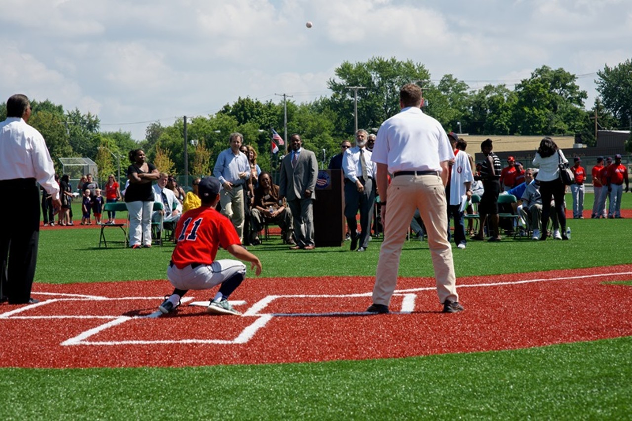 PHOTOS: Cleveland's Historic League Park Opened on Saturday