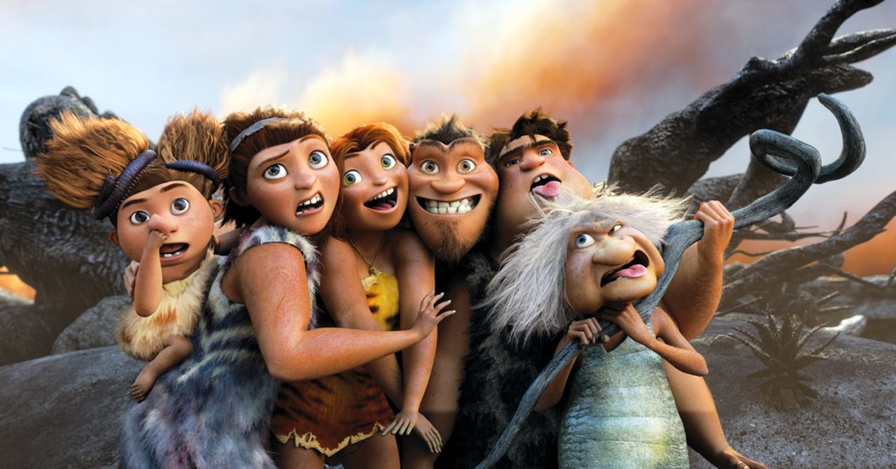 Speaking of family fun — why not — Cleveland Cinemas begins its $1 family film series this morning with an 11 a.m. screening of the Croods at four of its area theaters: the Capitol, Cedar Lee, Shaker Square and Chagrin. The film isn’t awful, and Nicholas Cage gives it his all as a neanderthal dad trying to guide his family to safety in prehistoric times. Emma Stone lends her voice to the feisty daughter. There’s an unforgettable sequence at the top of the film and a few genuinely funny / touching moments throughout. Tickets are only a buck. (Allard)