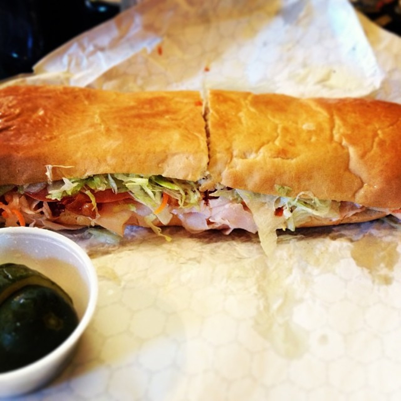 The Classic Pickle is the Italian hoagie of one’s dreams. This perfectly balanced and assembled sub has just the right amounts of capicola, sopressata, prosciutto, provolone, and a spicy pickle relish to boot. 
850 Euclid Ave., 216-575-1111, www.clevelandpickle.com