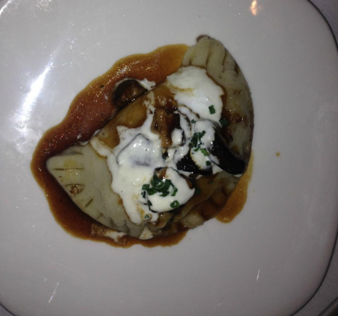 The Iron Chef pays homage to our staple food with Lola's beef cheek pierogi with wild mushrooms and a horseradish creme fraiche. Dig in at 2058 E. 4th St., Cleveland, 216.621.5652.