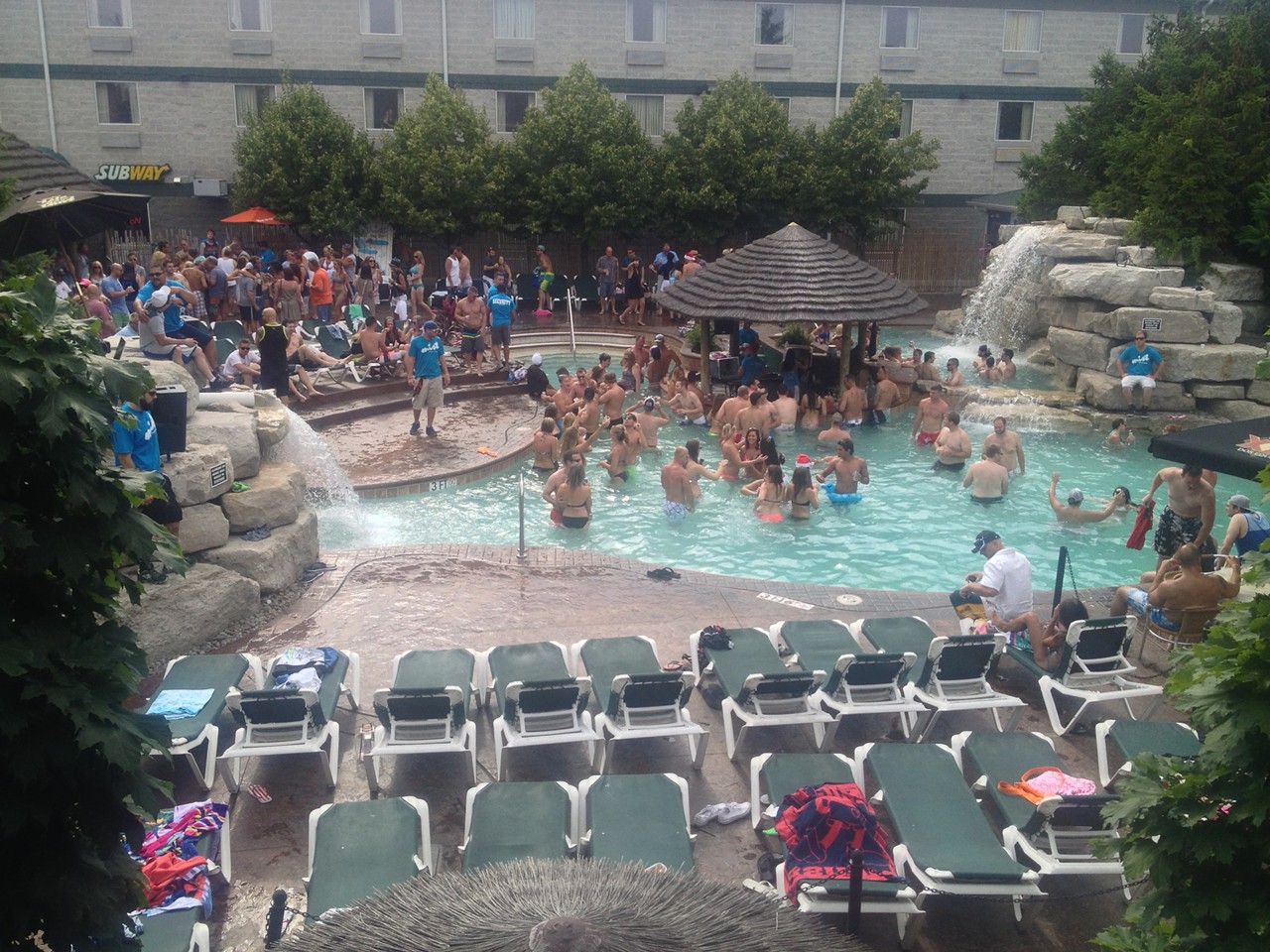 The pool bar with several reported druggings this summer
