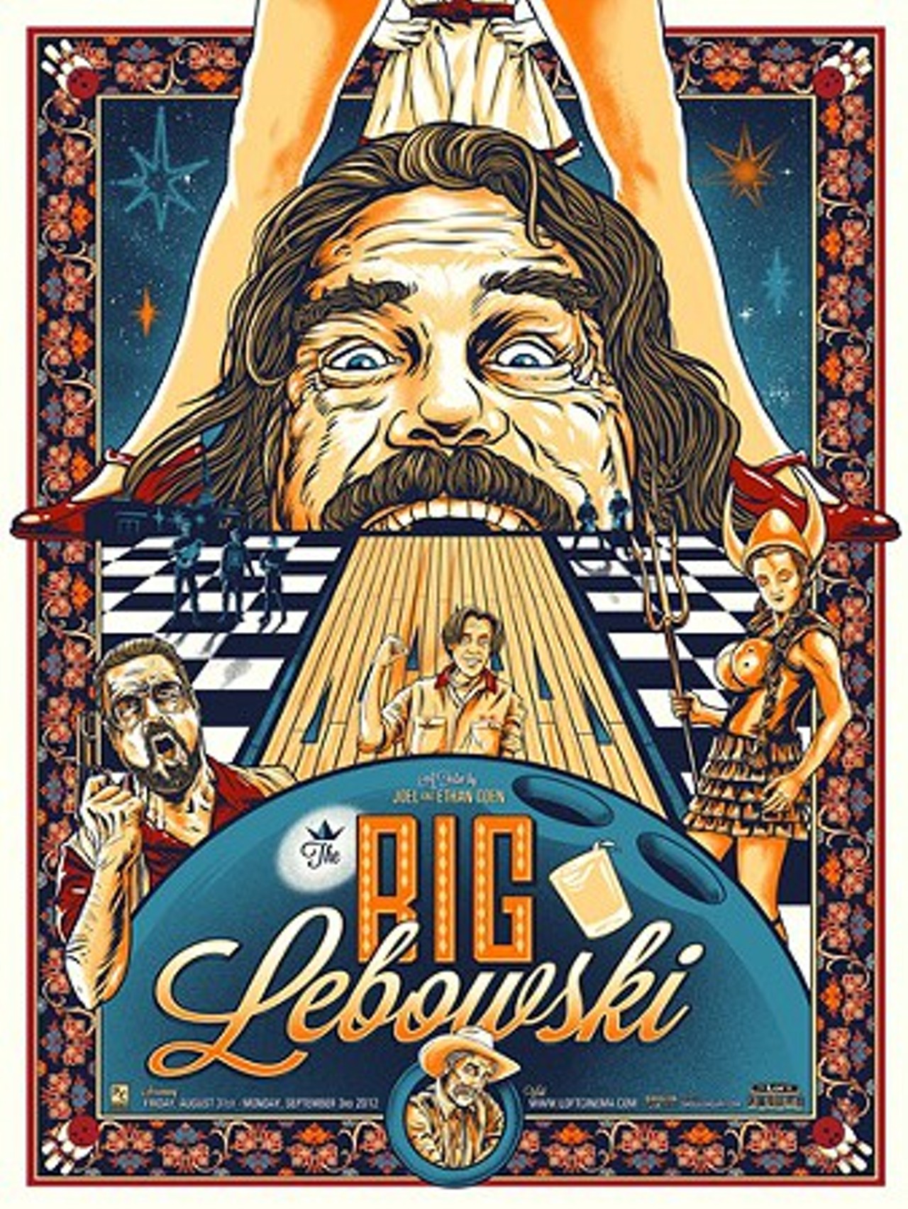 The ultimate cult movie for Cleveland’s ultimate cult movie series! Jeff Bridges, at his finest, portrays The Dude in The Big Lebowski, a Coen brothers’ movie about a stoner mistaken for a millionaire, his ruined rug and the bowling buddies he enlists to help seek restitution. This one’s a '90s classic that you probably watched in college a few times when nothing else was going on. It features some fine work by Coen standbys John Goodman, Steve Buscemi and John Turturro in supporting roles. Bridges won an Oscar for his performance in Crazy Heart, but he’ll always be most remembered for his exquisite turn as Lebowski. It screens at midnight tonight at the Cedar Lee Theatre. Tickets are $5. (Allard)