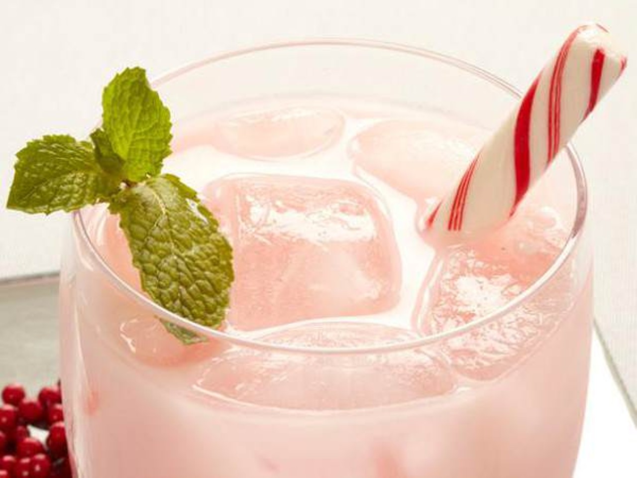 There are a lot of bad candy cane cocktails out there. This is a good one though, because it doesn't have bits of anything weird in it and it’s not a scary color. Find the recipe at Food Network.