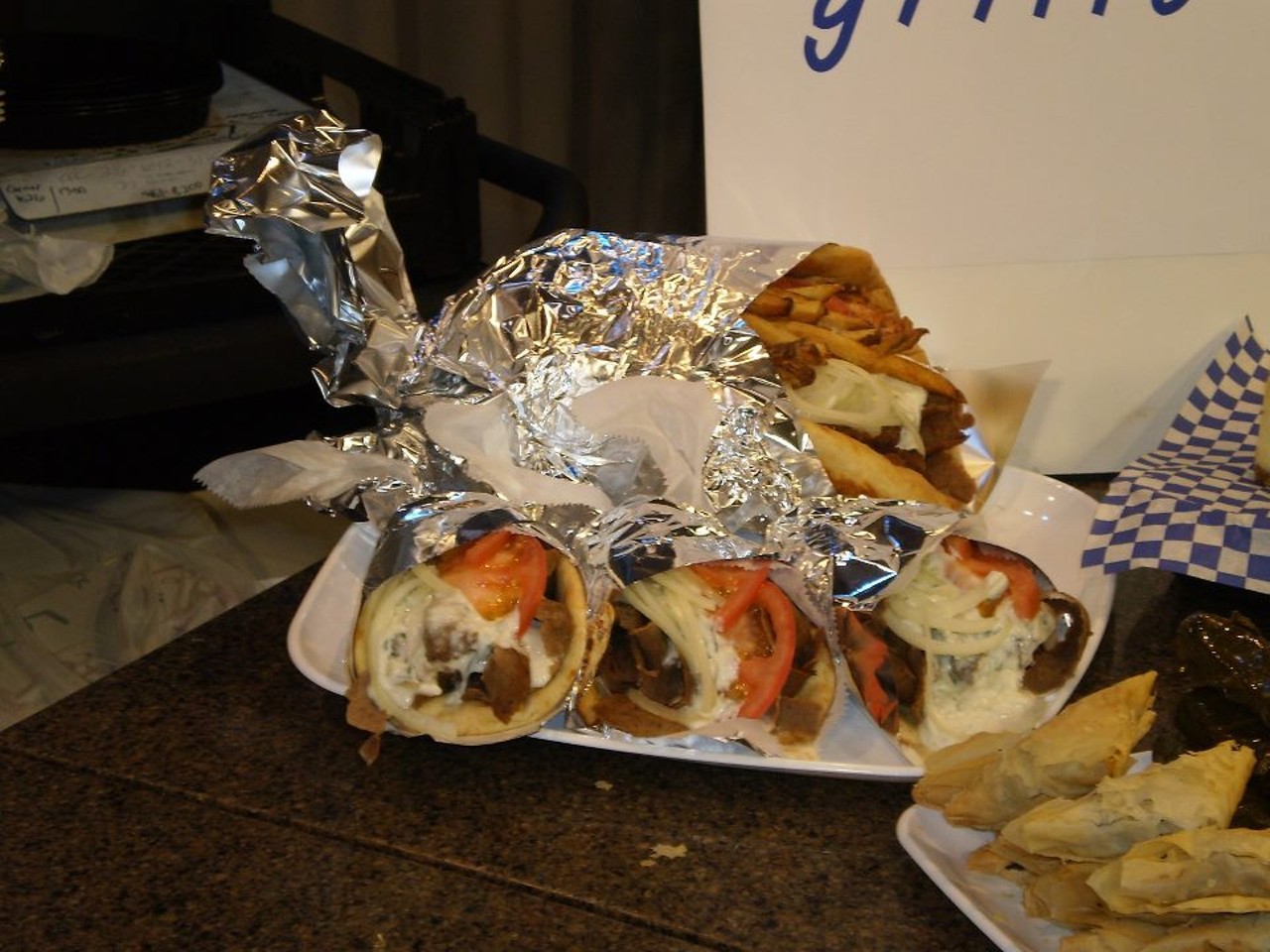 This lunch and late night Lakewood landmark serves up some of the most creative gyros in the area. Our pick is the American Gyro served dirty style. That means yellow mustard replaces the traditional tzatziki sauce. Greek Village Grille is located at 14019 Madison Ave, Lakewood.