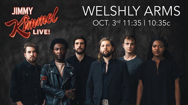 Welshly Arms Will Appear on 'Jimmy Kimmel Live' Oct. 3