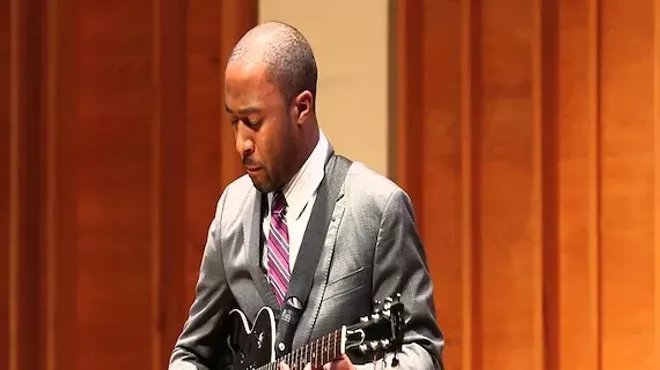 Image: "Caribbean music explosion," featuring the Cleveland Jazz Orchestra with Dan Wilson, guitar