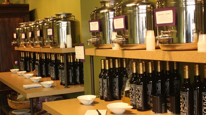 Tasting Palate-Pleasing Olive Oil at Olive Scene's Olive Oil Emporium