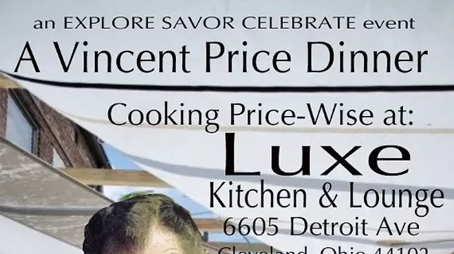 Image: Cooking Price-Wise with Vincent Price at Luxe Kitchen & Lounge
