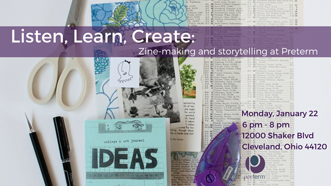 Image: Learn, Listen, Create: Storytelling and Zine-making at Preterm