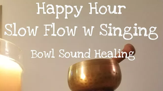 Image: Happy Hour Slow Flow Yoga with Sound Healing