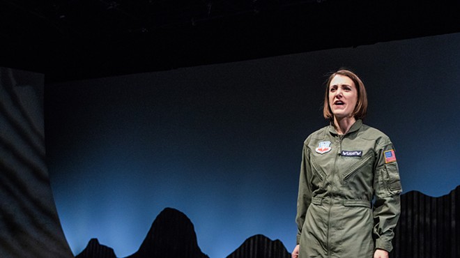 Drone Warfare Destroys More Than Just Its Targets in 'Grounded' at Dobama Theatre