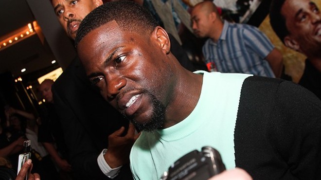 Kevin Hart promoting a film at Tower City Cinemas back in 2014.