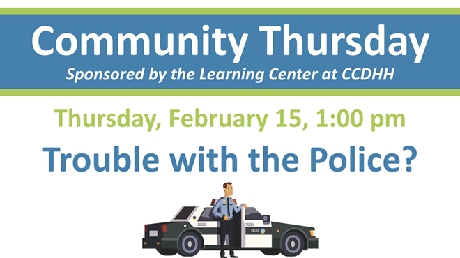 Image: Discussion: Deaf Community & Police