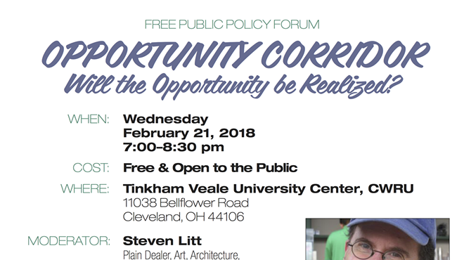 Image: Opportunity Corridor ---will the opportunity be realized?